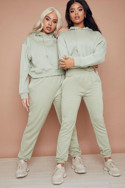 Green Joggers - Sage Green Straight Leg Joggers