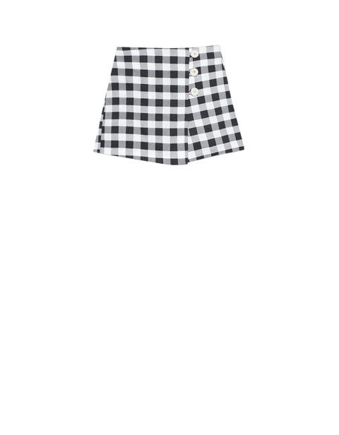 Falda Skort Cuadro Rústico