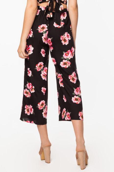 Pantaloni Culotte A Fiori