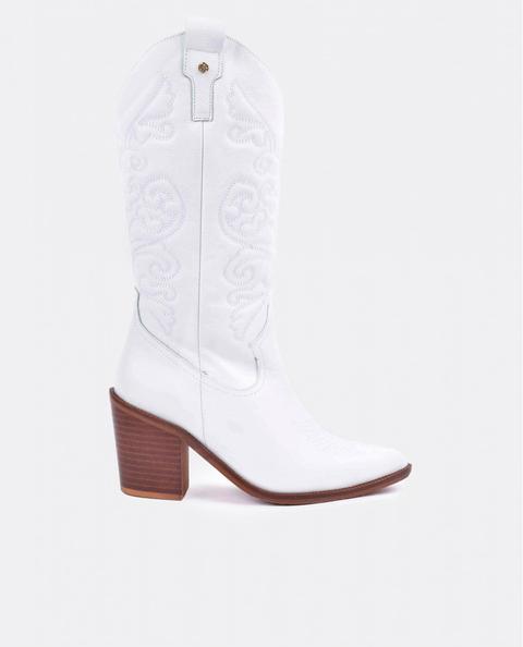 Botas Cowboy Napa Blanco