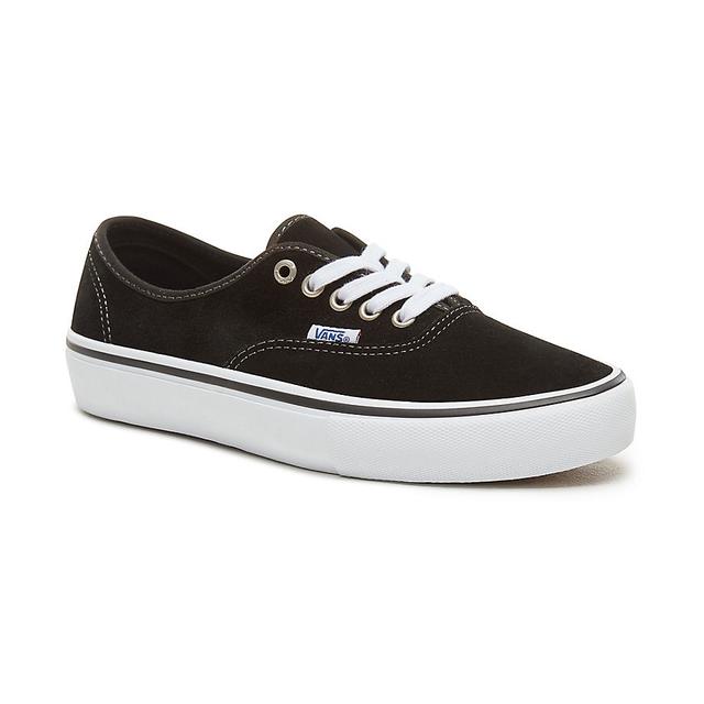 vans authentic pro black suede