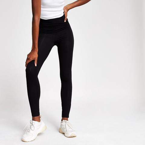 Black Rl High Waist Leggings