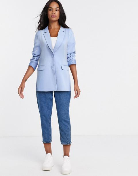 Pimkie Oversized Blazer In Blue