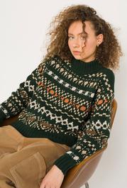 Jersey Jacquard Verde