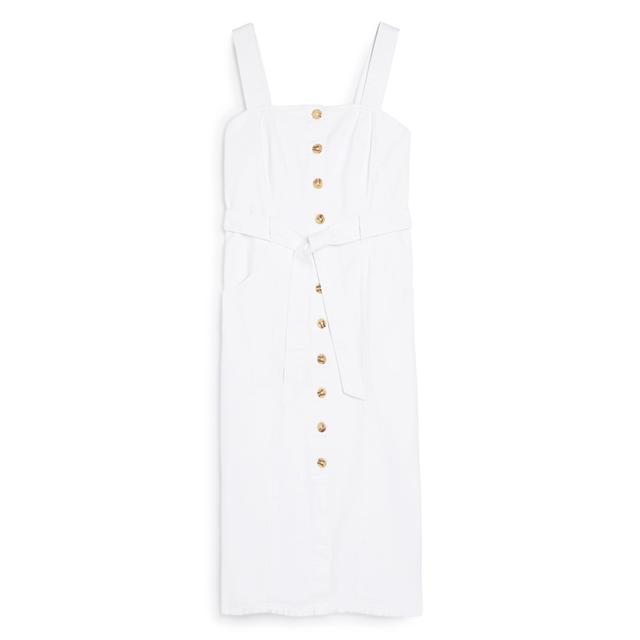white denim dress primark
