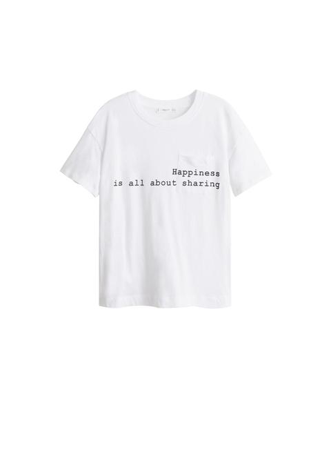 Shirt Mit Schriftzug Und Tasche