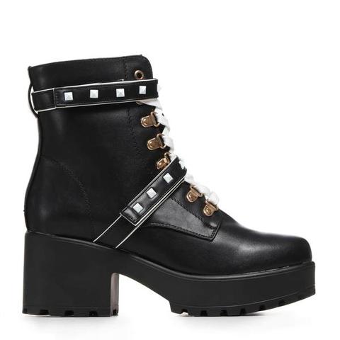 Kenshi Studded Strap Boots