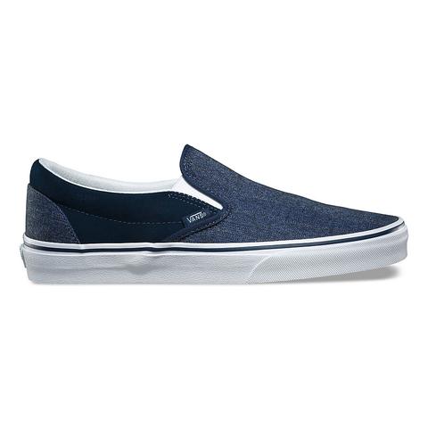 Vans Zapatillas De Ante Classic Slip-on (dress Blues) Hombre Azul