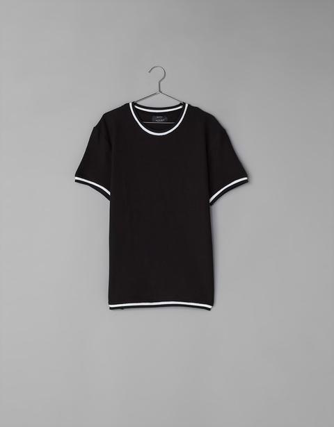 Camiseta Textura Contraste