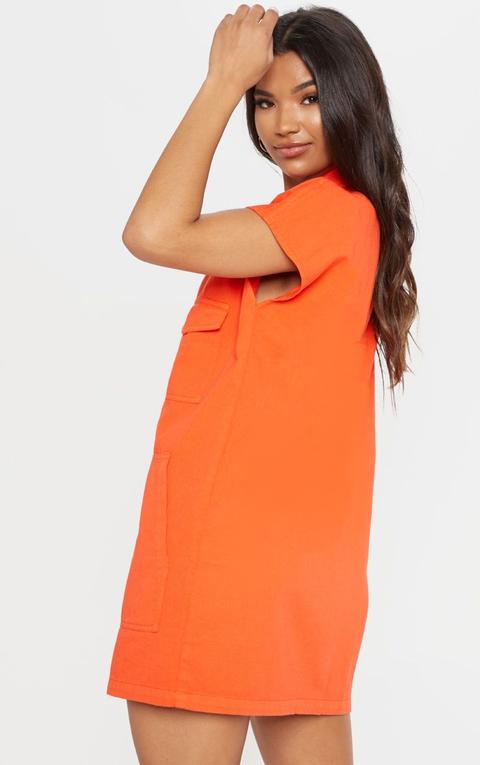 robe chemise sans manche