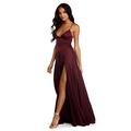 vera satin lace up dress