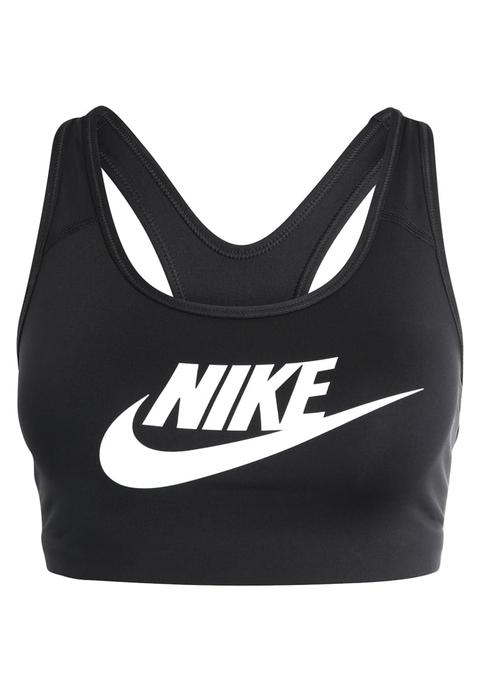 Nike Performance Pro Classic Swoosh Futura Reggiseno Sportivo Black ...