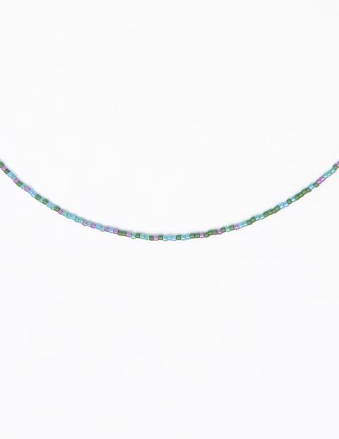 Collar Corto Bolitas Morado