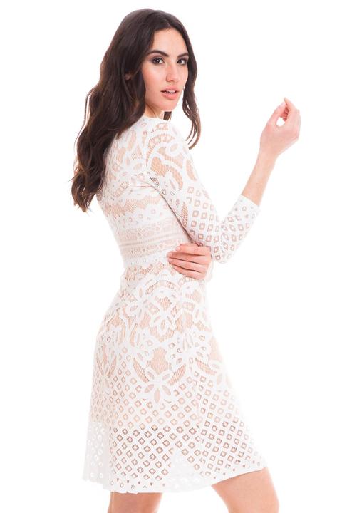 Vestido Encaje Evasé