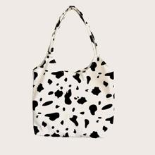 Bolsa Tote Con Vaca