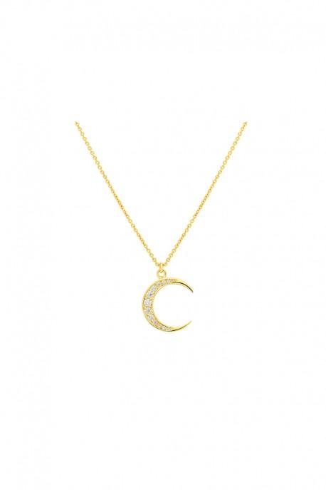 Shiny Moon Necklace