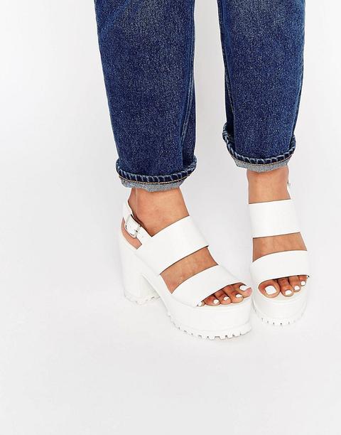 Sandalias Con Plataforma Gruesa Total De Asos