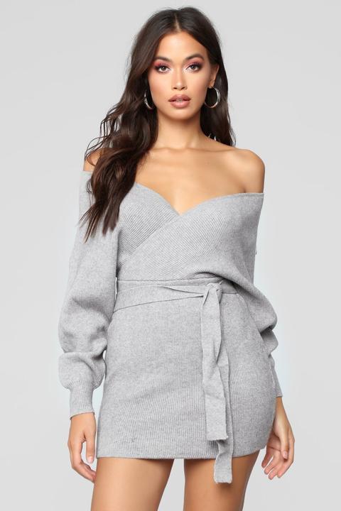 Hangin' With The Girls Dress - Grey