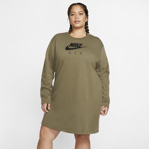 Nike Air Vestido De Tejido Fleece - Mujer - Verde