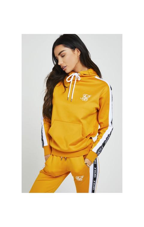 Yellow sik sale silk hoodie