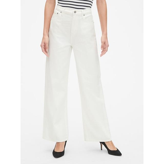 gap high rise wide leg jeans