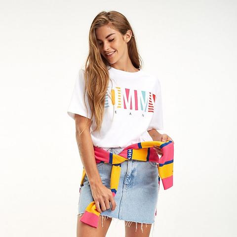 Camiseta Con Logo De Tommy Jeans Color Block