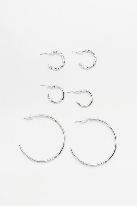 Hoop Earring 3-pack - Womens All