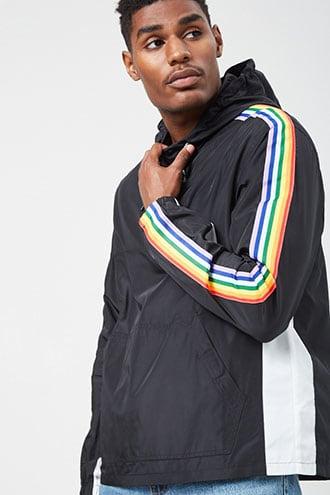 rainbow jacket forever 21