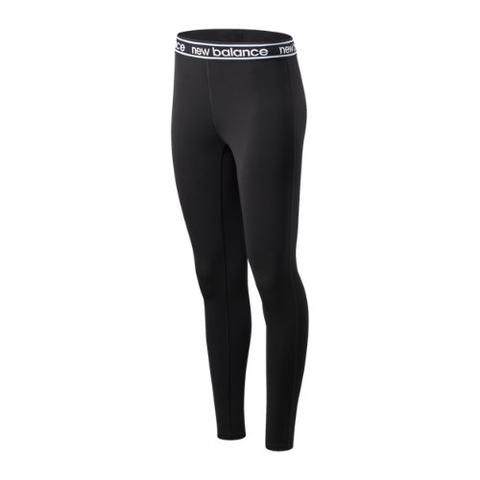 Mujeres New Balance Leggings Relentless Colorblock - Black/white, Black/white