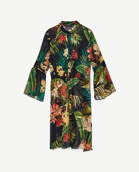 Camisa Estampado Tropical