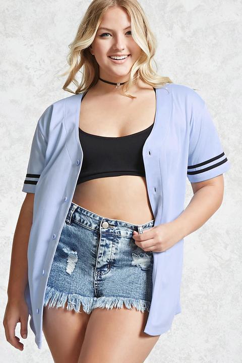 Plus size best sale baseball jersey