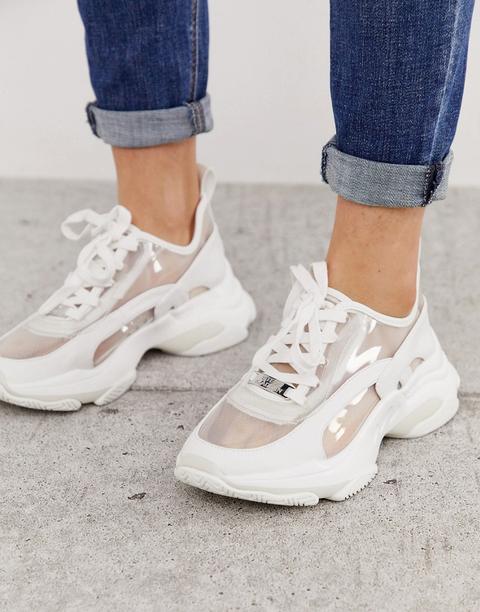 Steve Madden Lace Up Chunky Trainer In 