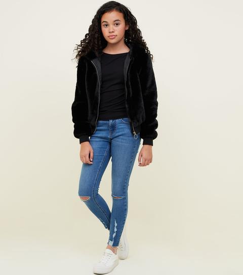 Bomber jacket cheap girls black