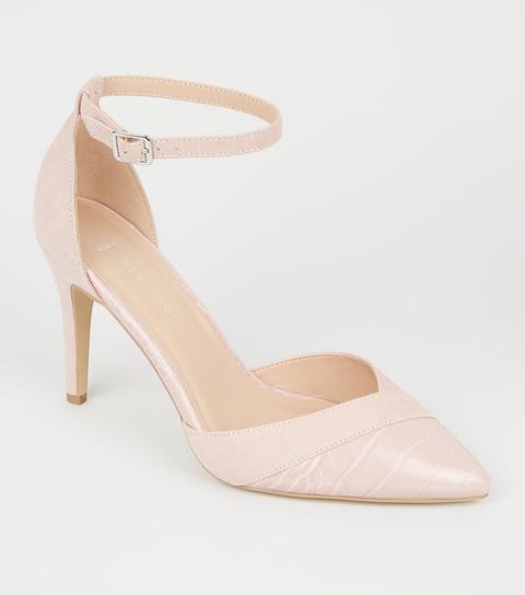 wide fit nude shoes