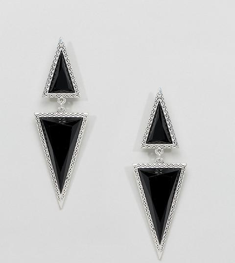 Pendientes Llamativos Con Diseño Triangular De Sacred Hawk