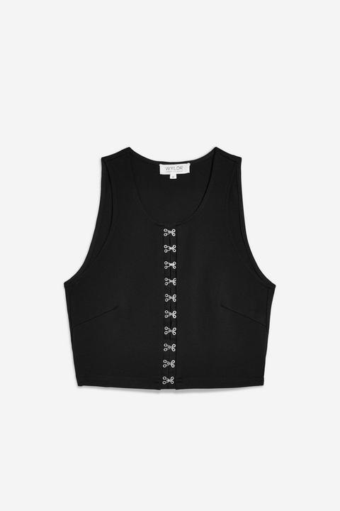 **eye Spy - Black Crop Top By Wyldr