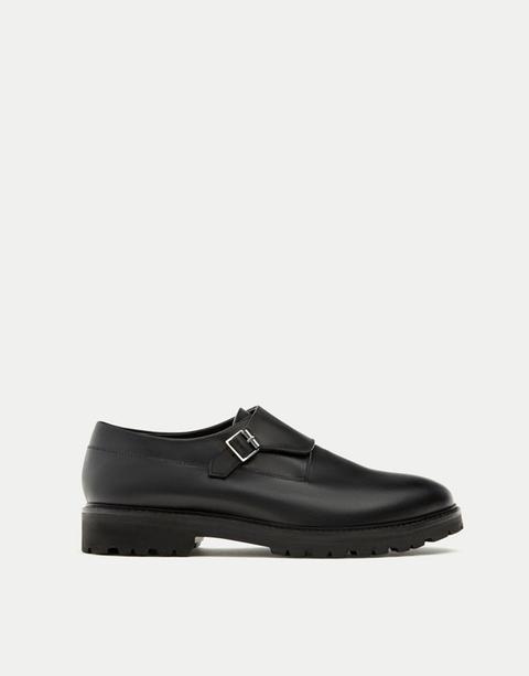 Blucher Piel Hebilla