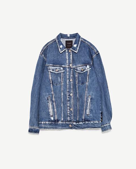 Chaqueta Denim Bordada