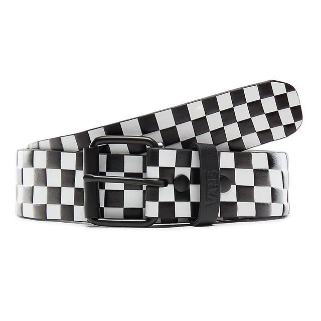 Vans Cintura Hunter (black/white Check) Uomo Checkerboard from Vans on 21  Buttons
