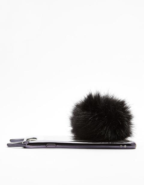 Cover Gatto Trasparente Pompon Iphone 6/6s