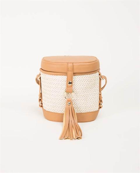 Bolso Bucket Rafia