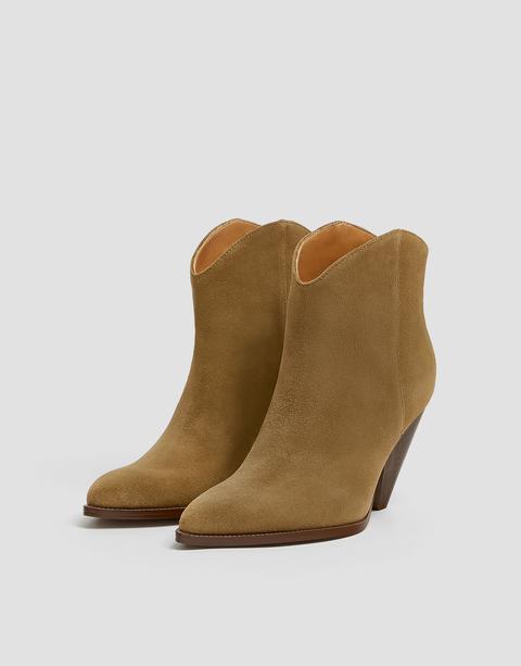 sand coloured ankle boots