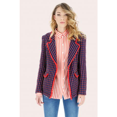 Blazer Bon-ton Con Profili A Contrasto