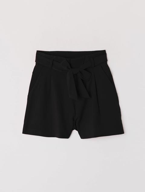 Shorts Con Fusciacca Nero