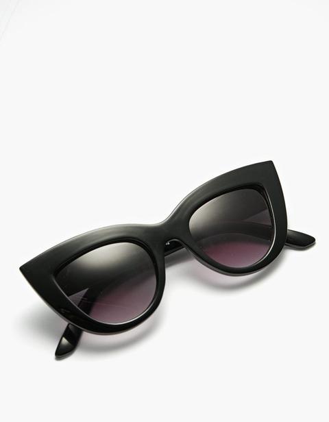 Occhiali Cat Eye Grandi Nero