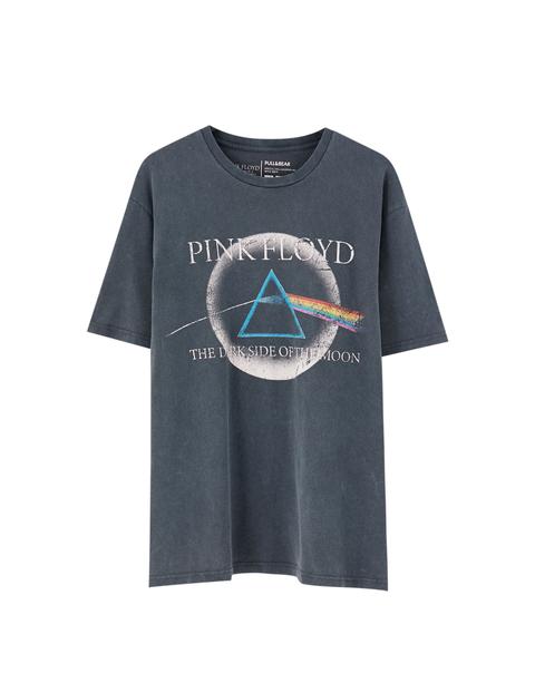 Camiseta Pink Floyd Efecto Lavado