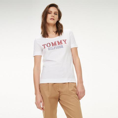 T-shirt In Cotone Biologico Con Logo