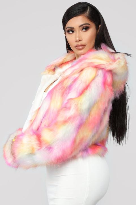 fur sure hooded jacket