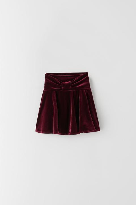 Falda Bermuda Velvet
