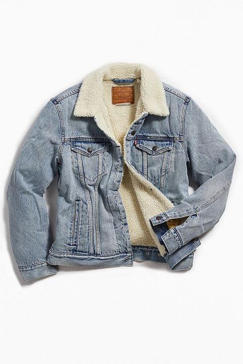 levis sherpa jacket urban outfitters